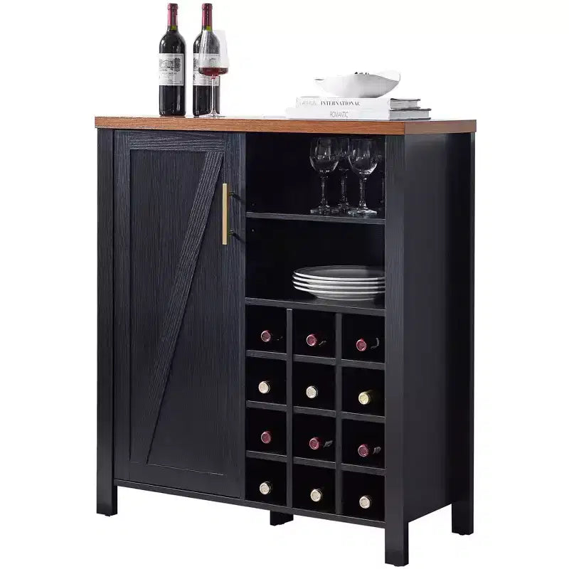 Credenza/Madia Mobile Bar per Vini e Liquori per Cucina, Soggiorno e Sala da Pranzo