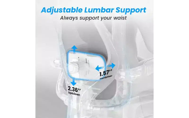 Sedia da ufficio ergonomica TUYOHW con poggiapiedi, sedia da computer a rete con schienale alto e poggiatesta, sedia da scrivania per ufficio domestico con supporto lombare regolabile