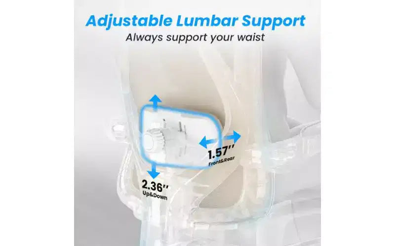 Sedia da ufficio ergonomica TUYOHW con poggiapiedi, sedia da computer a rete con schienale alto e poggiatesta, sedia da scrivania per ufficio domestico con supporto lombare regolabile