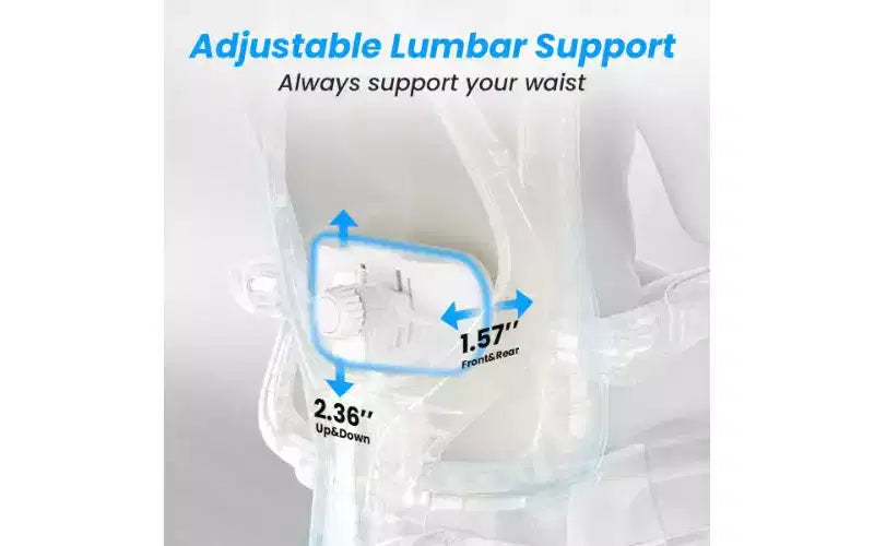 Sedia da ufficio ergonomica TUYOHW con poggiapiedi, sedia da computer a rete con schienale alto e poggiatesta, sedia da scrivania per ufficio domestico con supporto lombare regolabile
