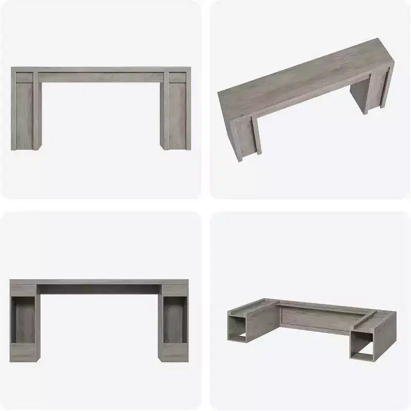 Consolle extra-lunga da 177,8 cm, tavolino da divano in legno per divano, ingresso e corridoio