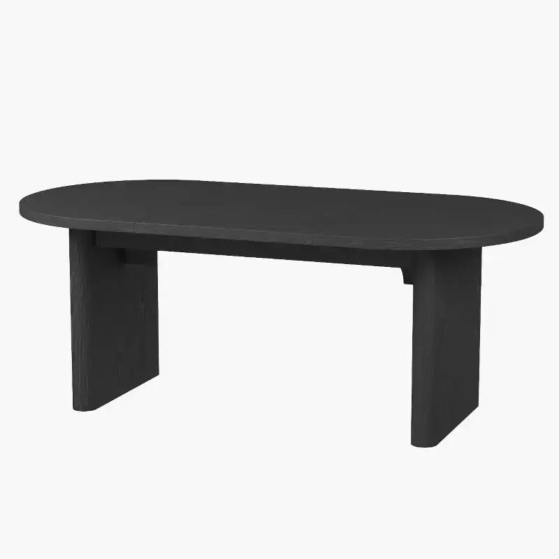 Tavolo da pranzo, scrivania per computer, scrivania moderna da ufficio, postazione di lavoro in legno, piano ispessito e base robusta, adatta per cucine, uffici e case