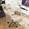 TUYOHW 360 Swivel Ergonomics Office Chair with Footrest,Head&Lumbar Pillow,Recliner Computer Chair with Adjustable Height,Luxury Boss Chair