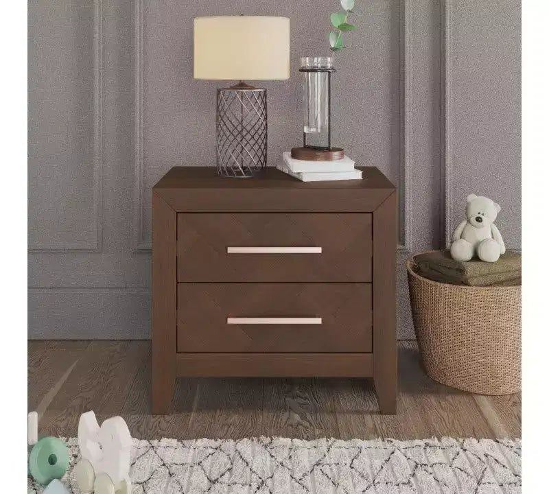 Set cameretta 4 pezzi: Culla convertibile 4-in-1, Comò doppio, Cassettiera e Comodino