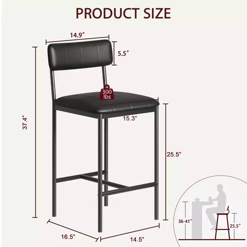 Sedie da pranzo moderne set da 2 o 4, sedie da cucina imbottite con schienale alto e gambe in acciaio, nere