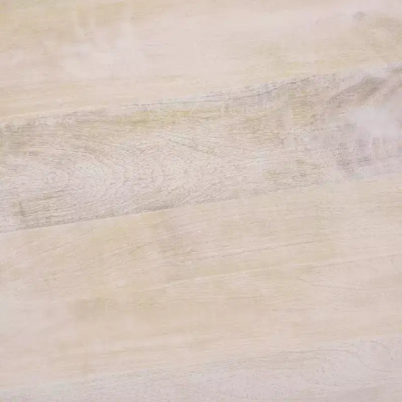 Tavolino d'appoggio rotondo Jazmin, tavolino in legno di mango lavato naturale, 56 cm H x 56 cm L, nessun assemblaggio