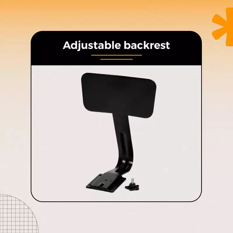 Sgabello da 30" in acciaio con schienale, sgabello industriale nero altezza bancone per cucina e bar