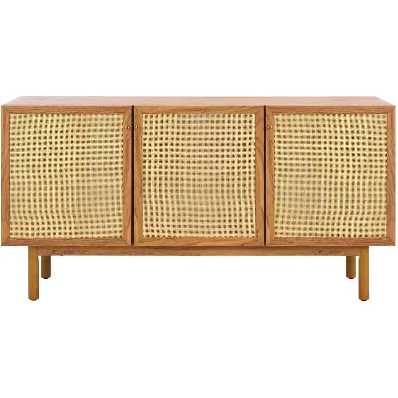 Aino Credenza a 3 ante Mobile TV, Consolle TV in legno con contenitore per soggiorno