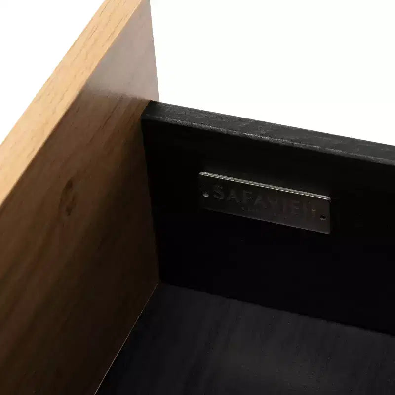 Mobile TV Beatrix a 1 Cassetto - MED9607 - Nero/Rovere - Safavieh