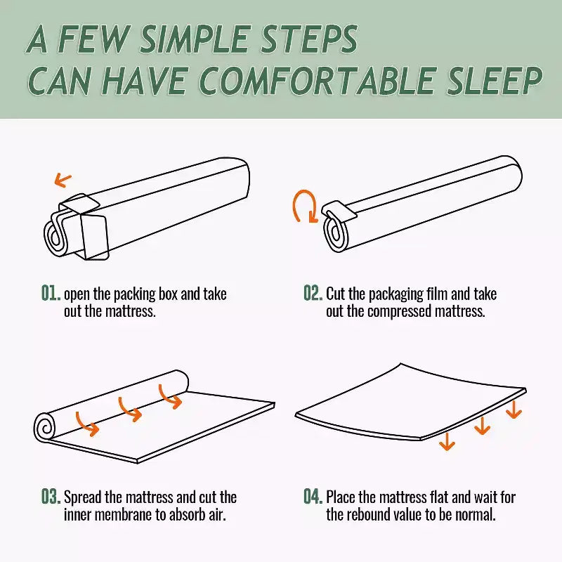 Materasso in memory foam con gel rinfrescante al tè verde da 10 pollici, CertiPUR-US Certified, senza fibra di vetro