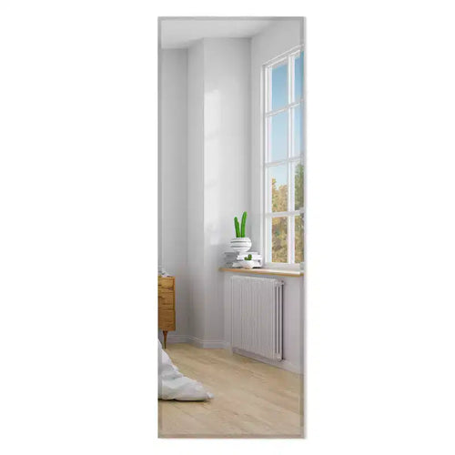 Costway 43 x 15 Wall Mounted Frameless Mirror Full Length Vertically or Horizontally