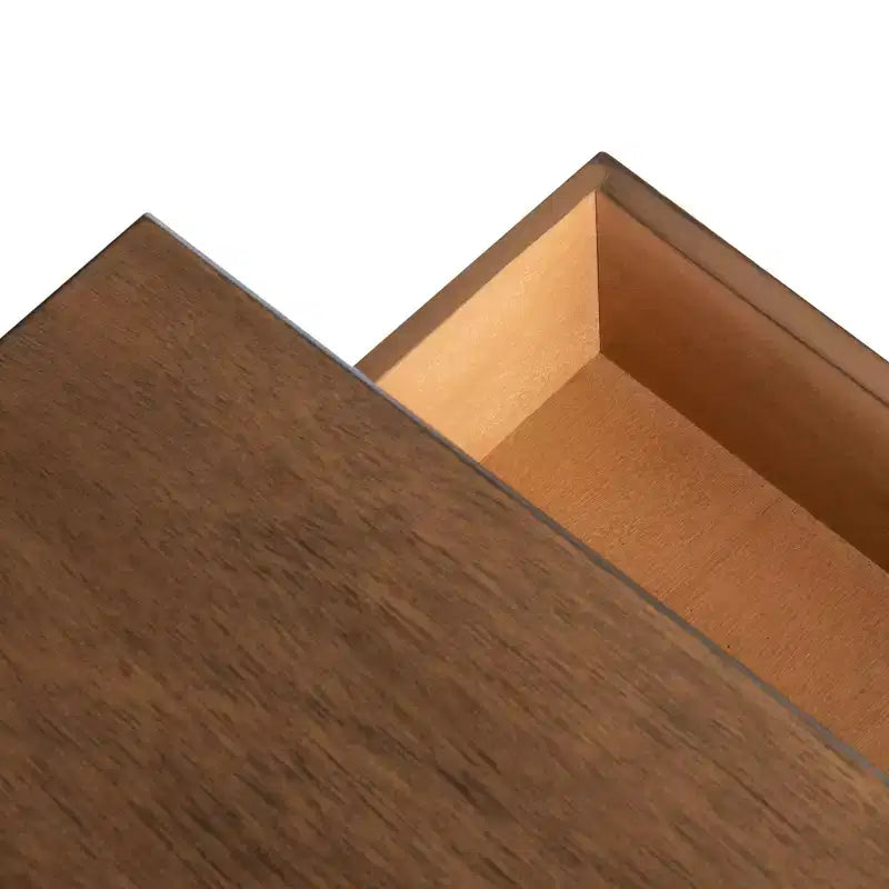 Tavolino d'appoggio Peyton a 1 cassetto, tavolino in legno con cassetto portaoggetti per il soggiorno