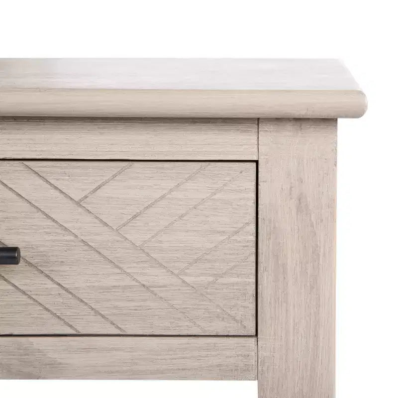 Tavolino d'appoggio Peyton a 1 cassetto, tavolino in legno con cassetto portaoggetti per il soggiorno
