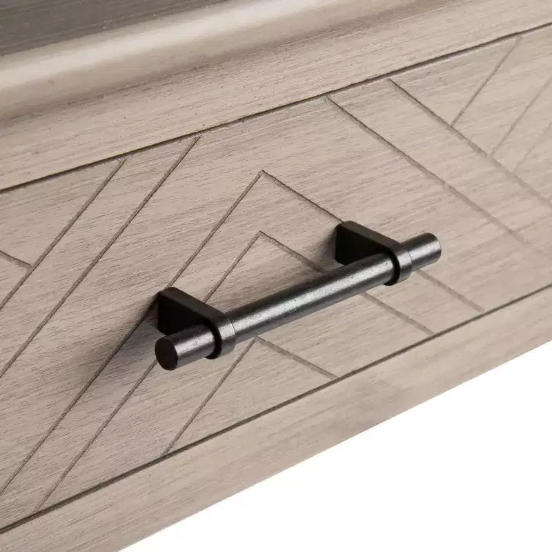 Tavolino d'appoggio Peyton a 1 cassetto, tavolino in legno con cassetto portaoggetti per il soggiorno