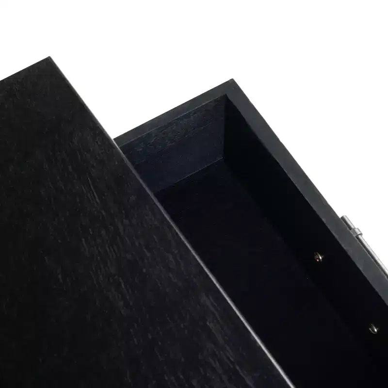 Tavolino d'appoggio Peyton a 1 cassetto, tavolino in legno con cassetto portaoggetti per il soggiorno