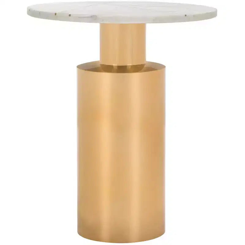 Capucine Side Table - ACC5501A - Copper Marble/Copper - Safavieh