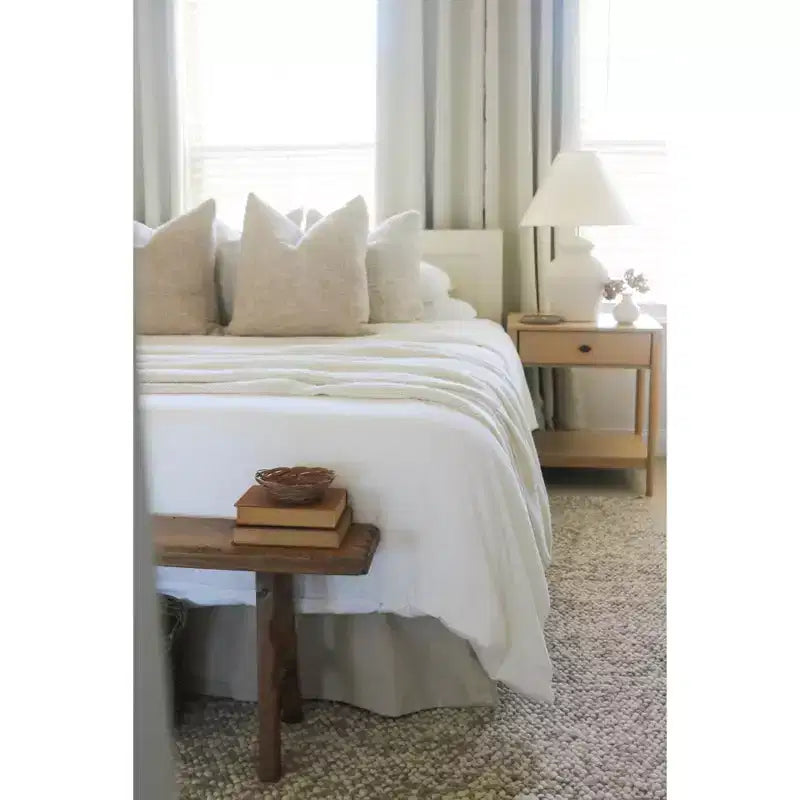 Boden comodino a 1 cassetto, tavolino da notte in legno con cassetto portaoggetti per camera da letto