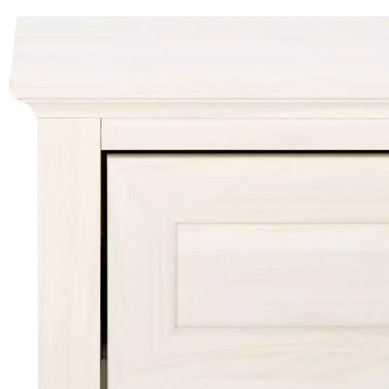 Comodino Sondra a 1 cassetto e 1 ripiano, tavolino da notte in legno con contenitore per camera da letto