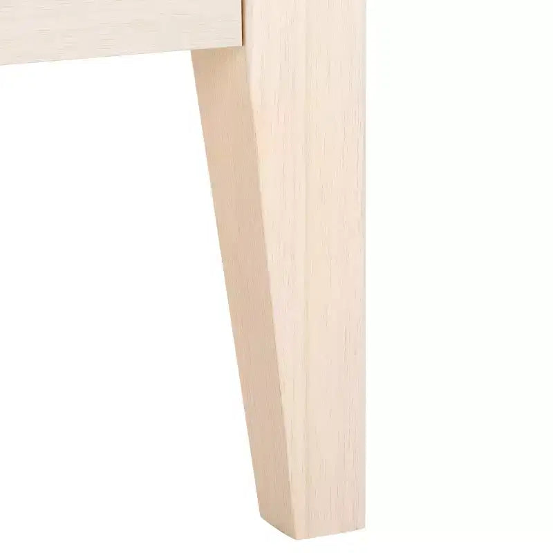 Comodino Sondra a 1 cassetto e 1 ripiano, tavolino da notte in legno con contenitore per camera da letto