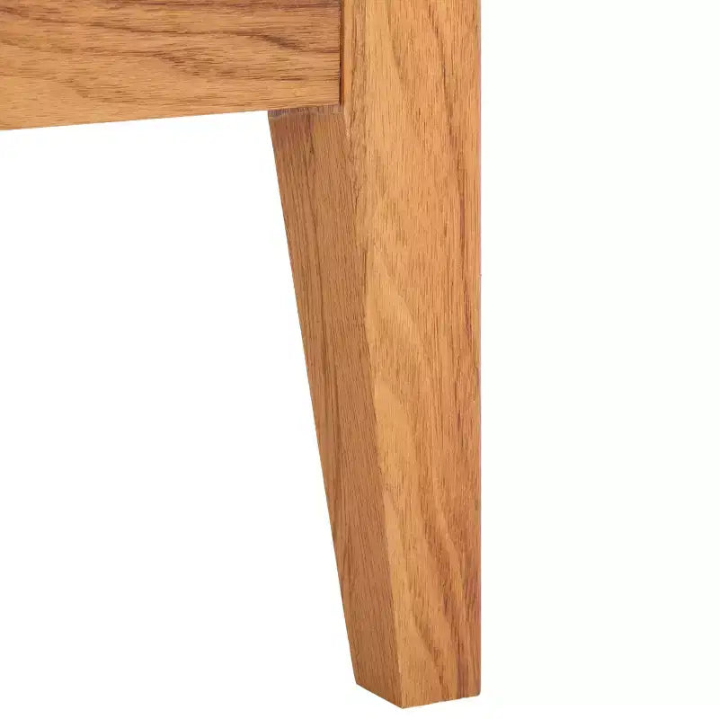 Comodino Sondra a 1 cassetto e 1 ripiano, tavolino da notte in legno con contenitore per camera da letto