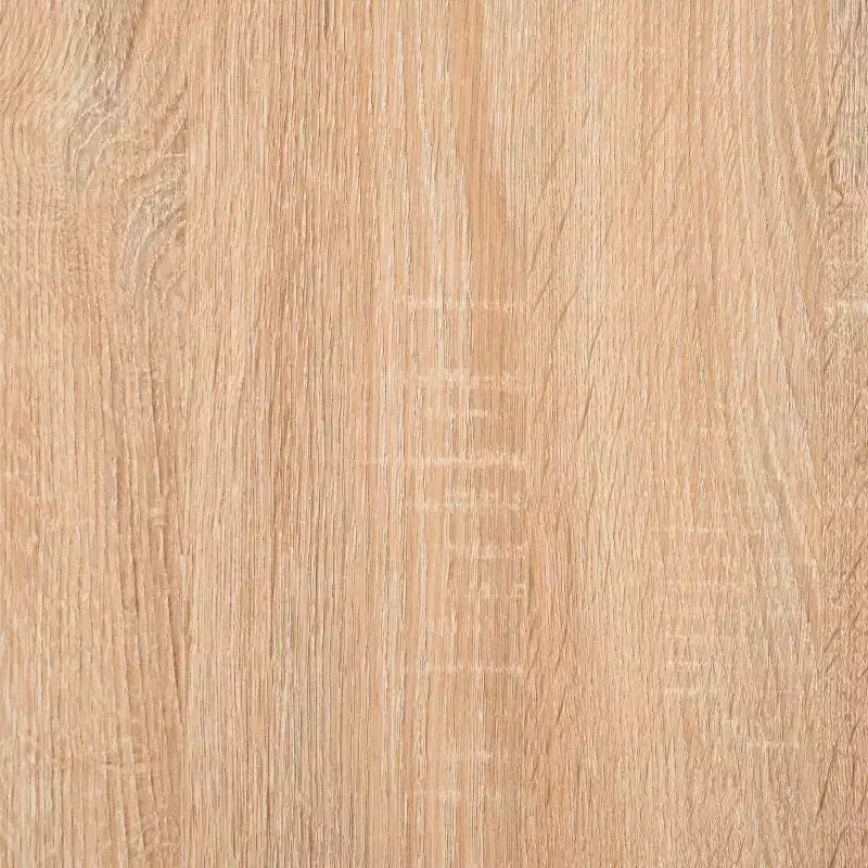 Tavolo da pranzo Rixley, in legno naturale e nero, per sala da pranzo/cucina