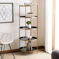 Tia Libreria Etagere a 5 Ripiani, Scaffale a Giorno per Soggiorno o Camera da Letto
