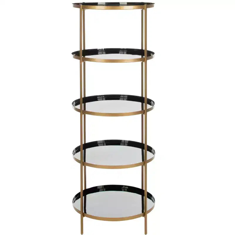 Tia Libreria Etagere a 5 Ripiani, Scaffale a Giorno per Soggiorno o Camera da Letto