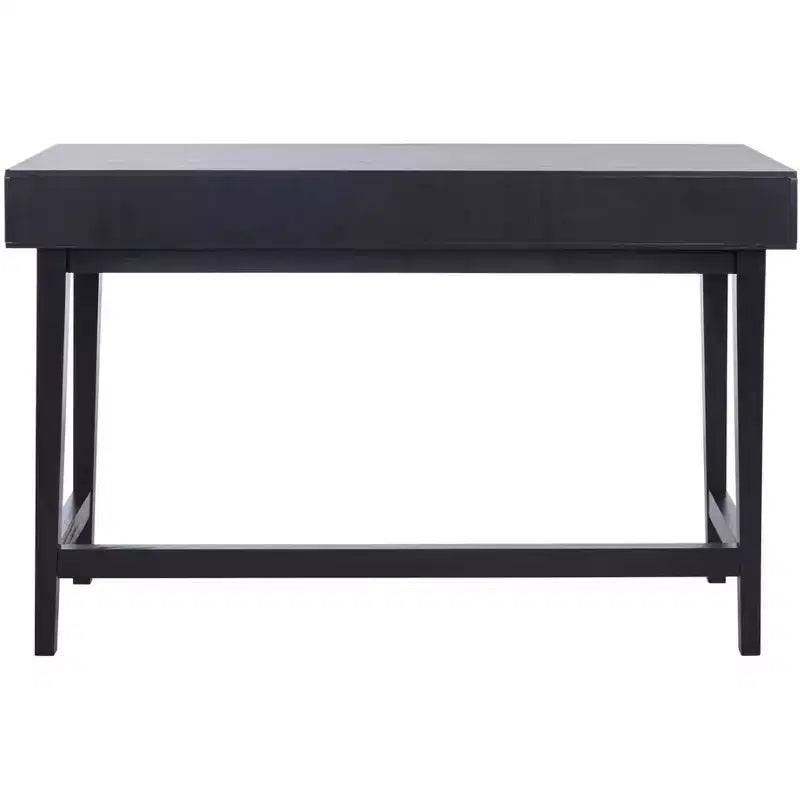 Scrivania Hawthorn a 3 cassetti, Scrivania da ufficio in legno con cassetti contenitori